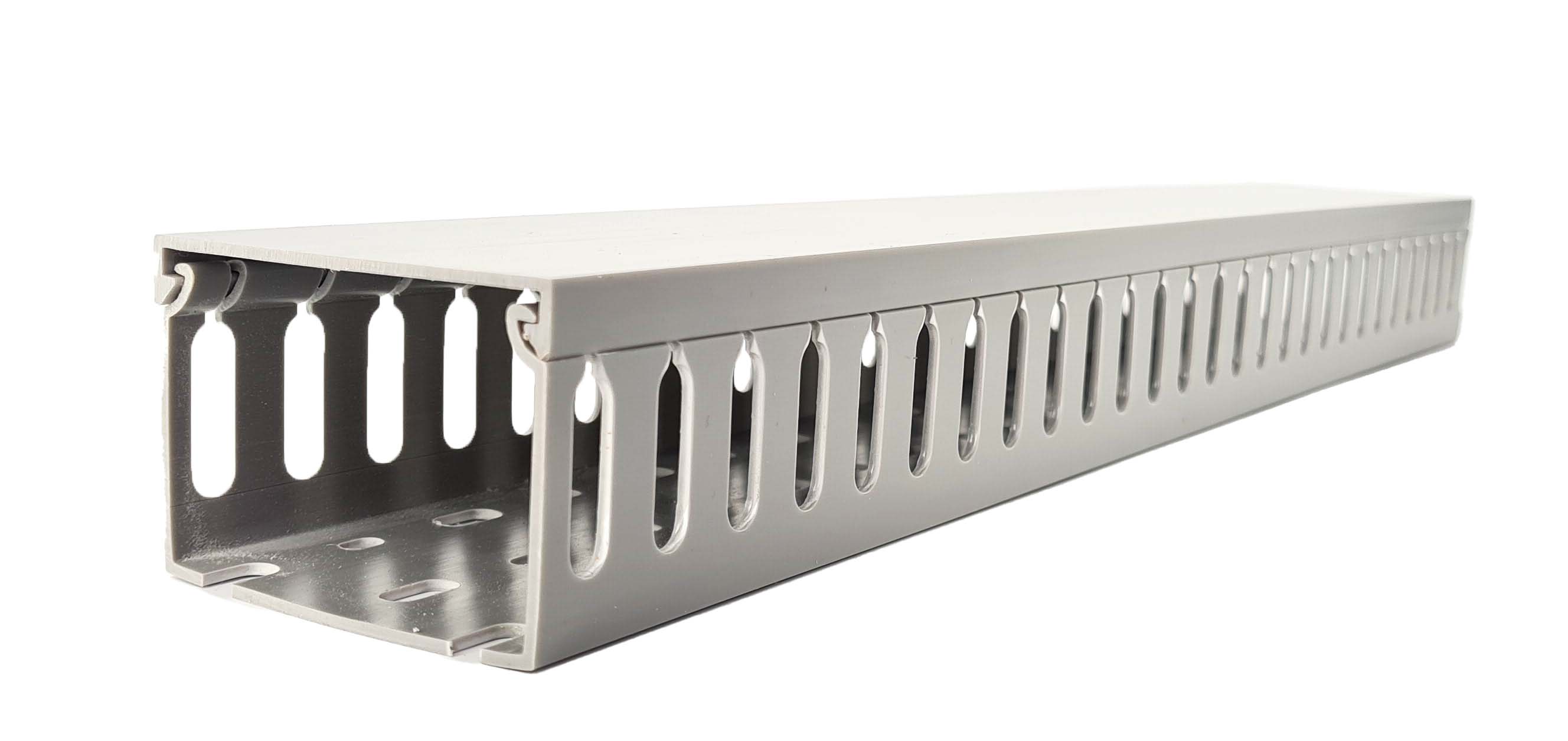 ELMARK Trunking Open Slot 75X50 Grey 1.7mtr