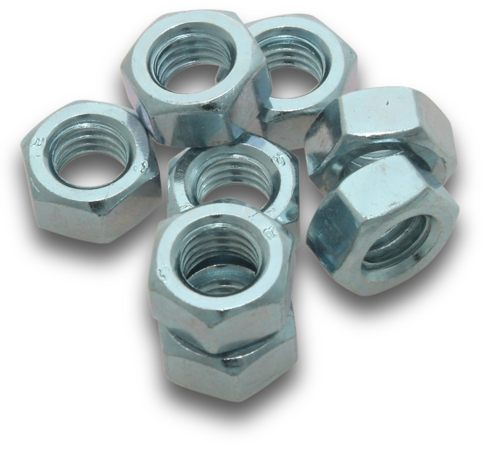 ELMARK Nuts Zinc Hex Steel 10mm 35 Jar