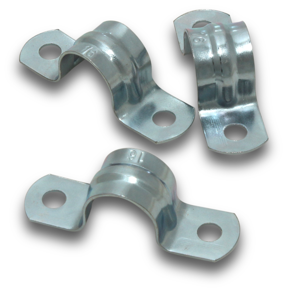 ELMARK 16mm Bright Zinc Full Saddles 100 Box