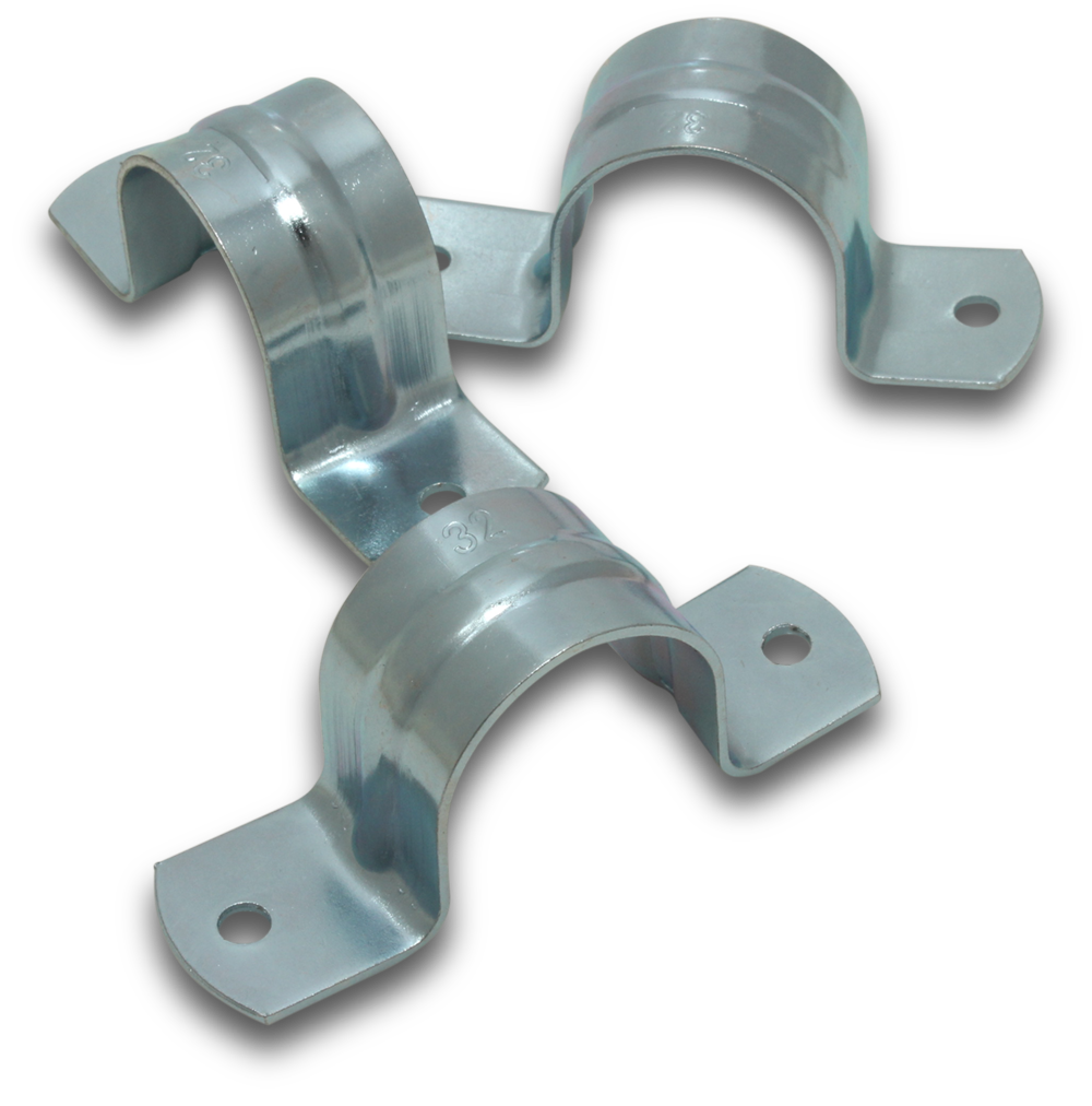 ELMARK 32mm Bright Zinc Full Saddles 100 Box