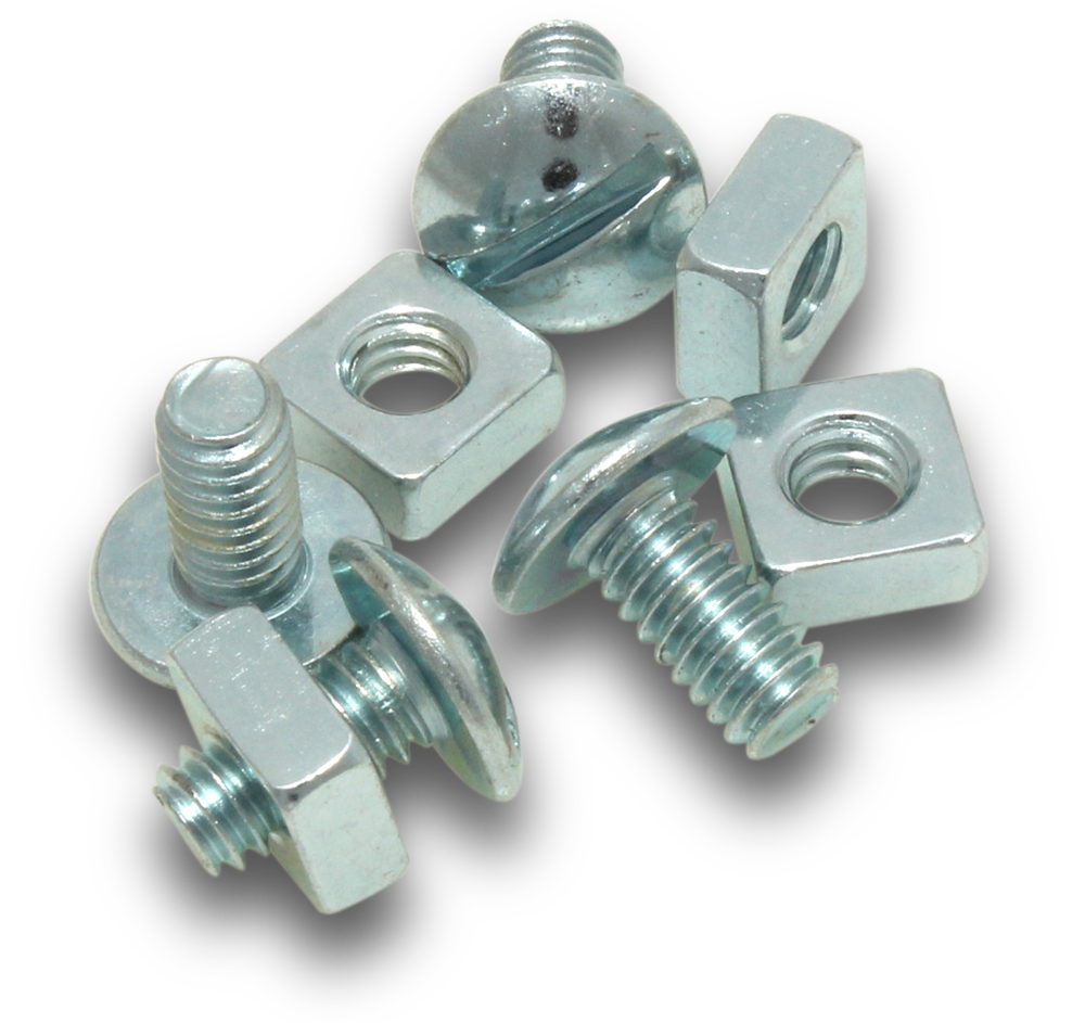 ELMARK Gutter Bolts Mush Zinc W/ Square Nuts 1/4x3/4" 50Jar