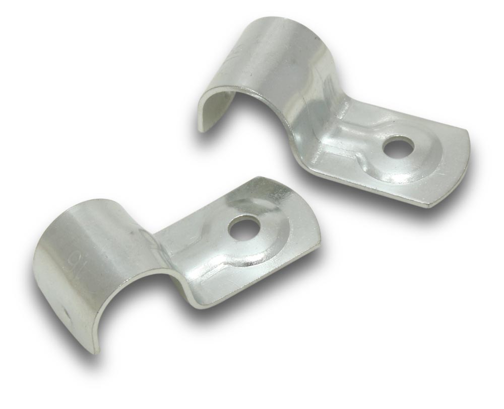 ELMARK 16mm Bright Zinc Half Saddles 100 Box
