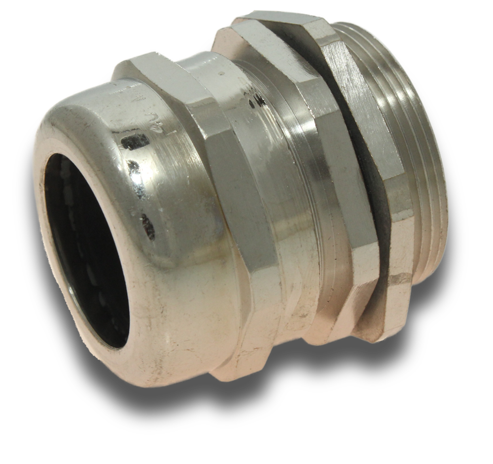 ELMARK Metal Cable Gland 40mm + Locknut IP68
