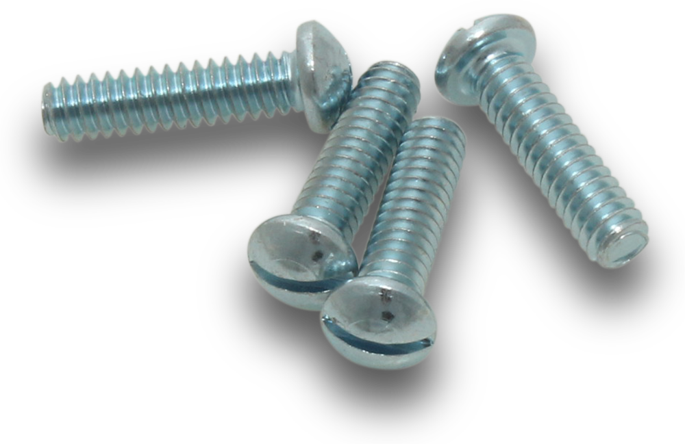 ELMARK Machine Screws Rnd Zinc Metal 3/16x1/2" 65 Jar