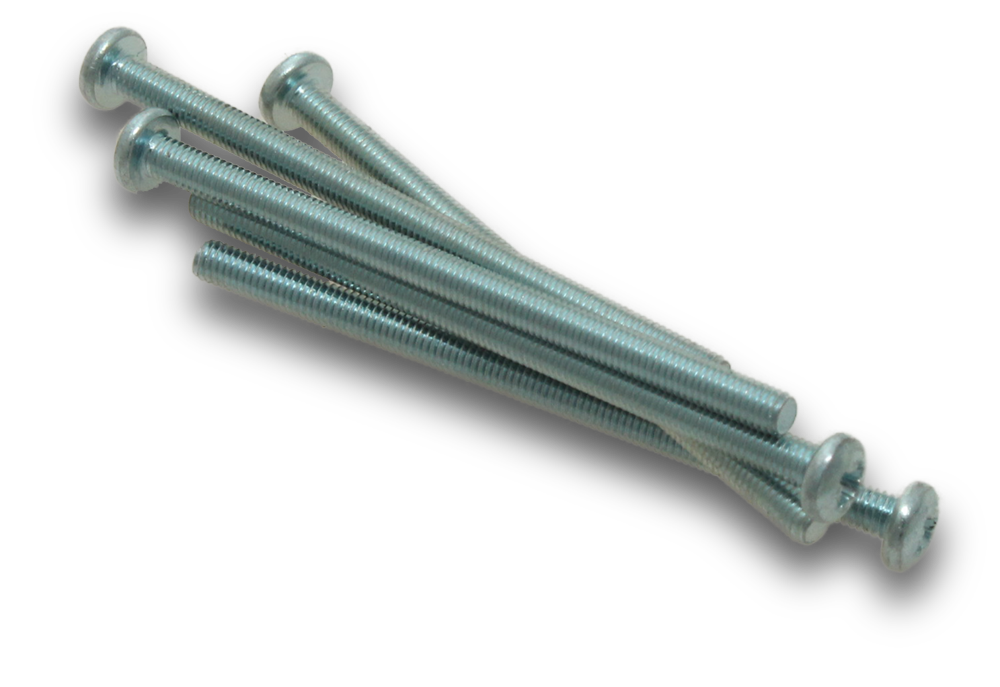 ELMARK Machine Screws Pan Pozi Zinc Metal 3x50mm 30 Jar