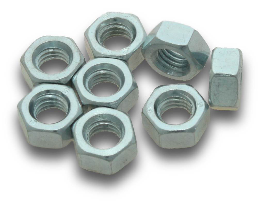 ELMARK Nuts Zinc Hex Pressed 1/8" 175 Jar