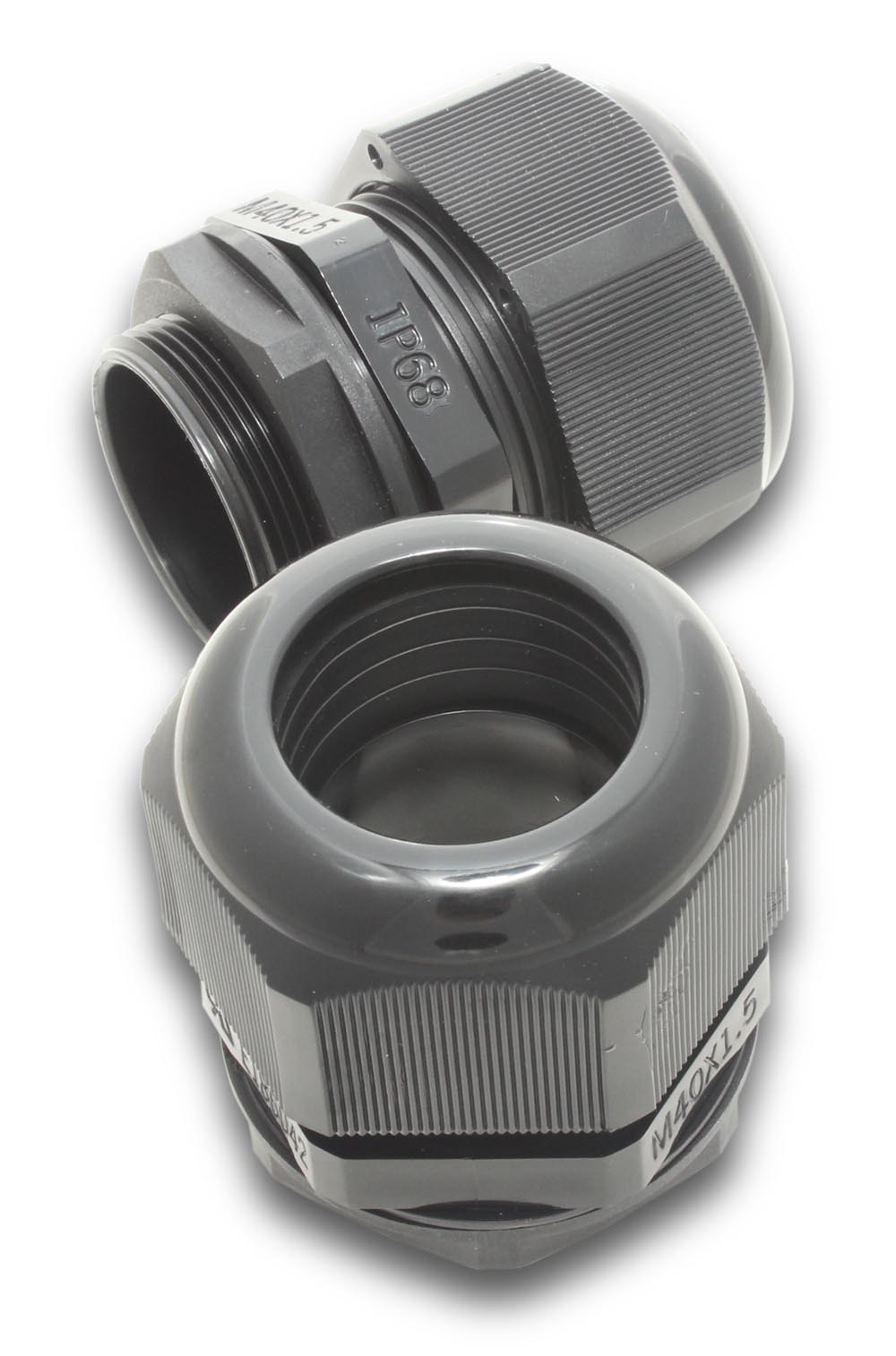 ELMARK Nylon Cable Gland Black IP68 40mm 22-32mm 5 Box