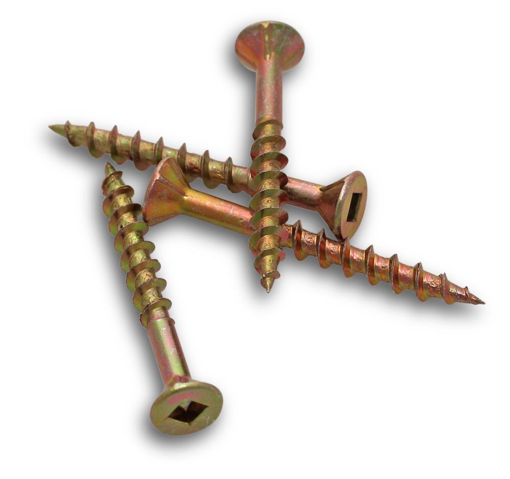 ELMARK Wood Screw SQ Drive Countersunk 8x1-1/2" 250 Jar