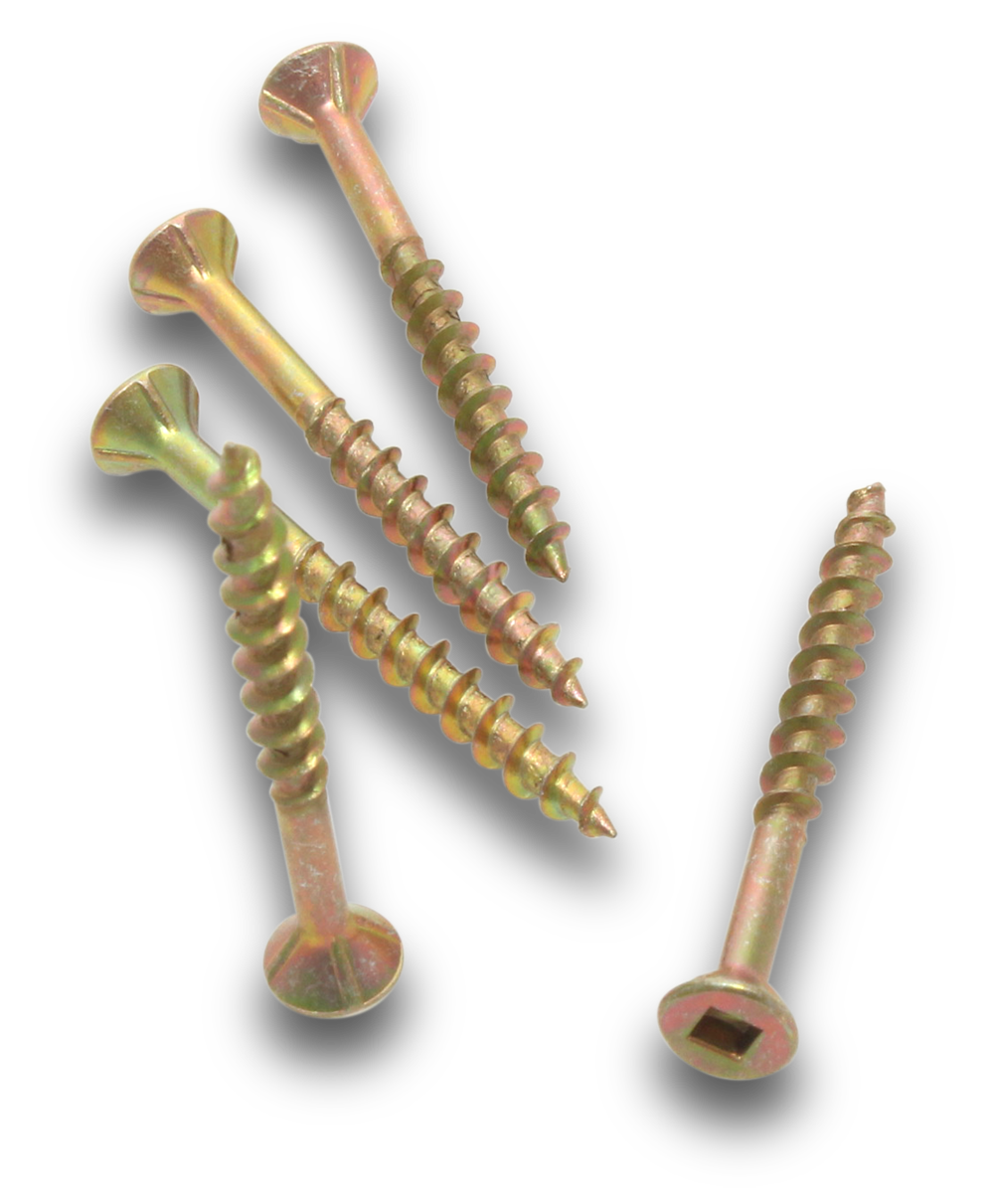 ELMARK Wood Screw SQ Drive Countersunk 8x1-3/4" 1000 Jar