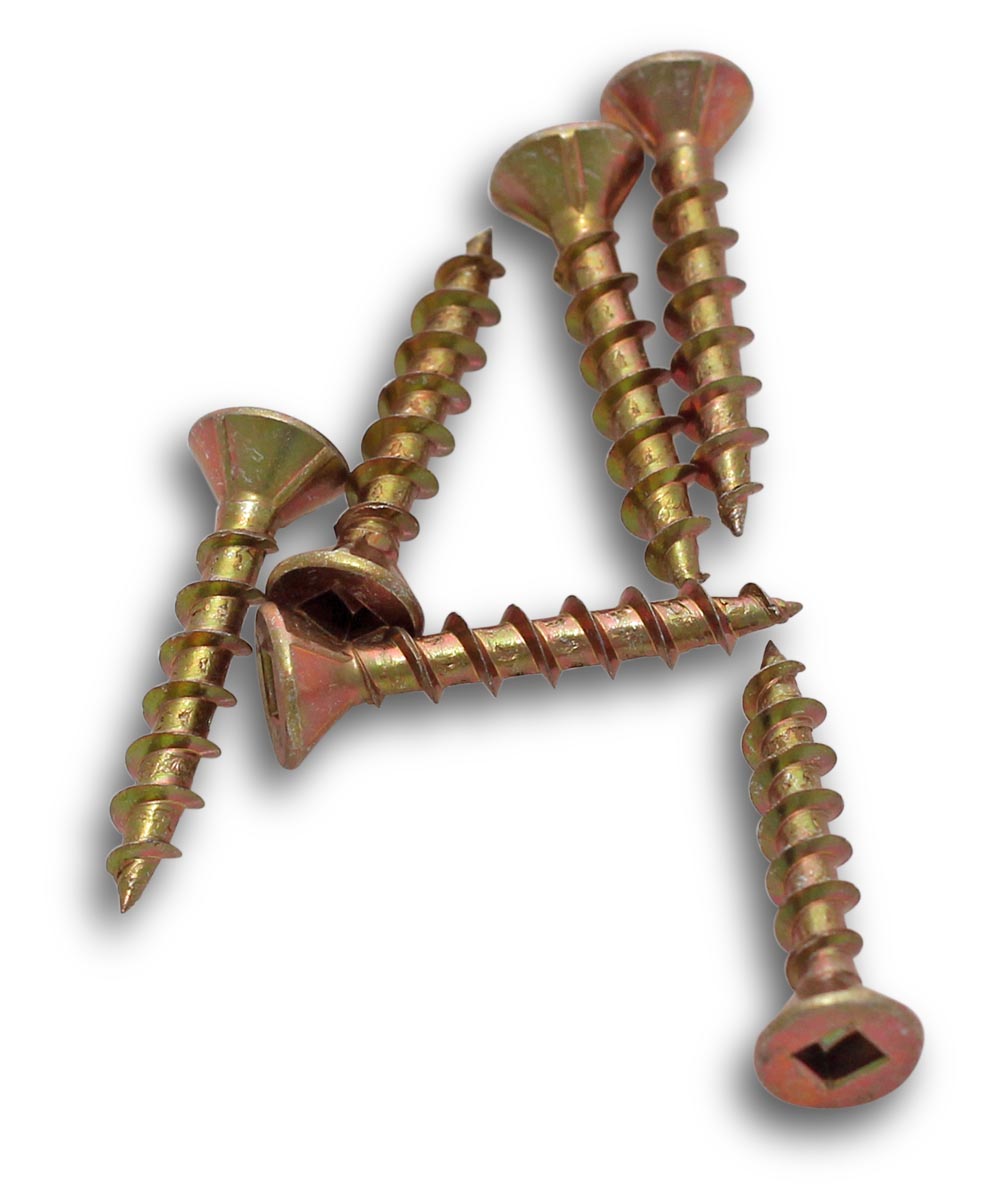 ELMARK Wood Screw SQ Drive Countersunk 8x1" 1000 Jar