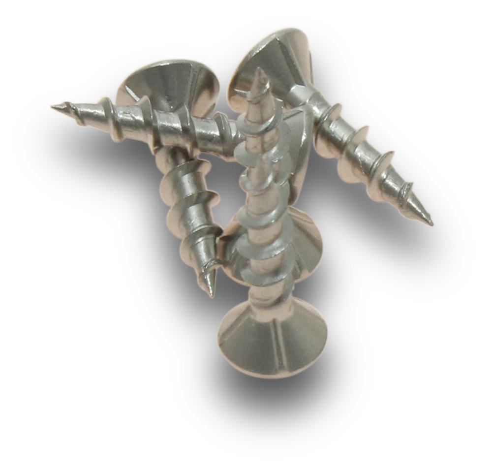 ELMARK Stainless Steel SQ Drive Countersunk 9x3/4" 1000 Jar