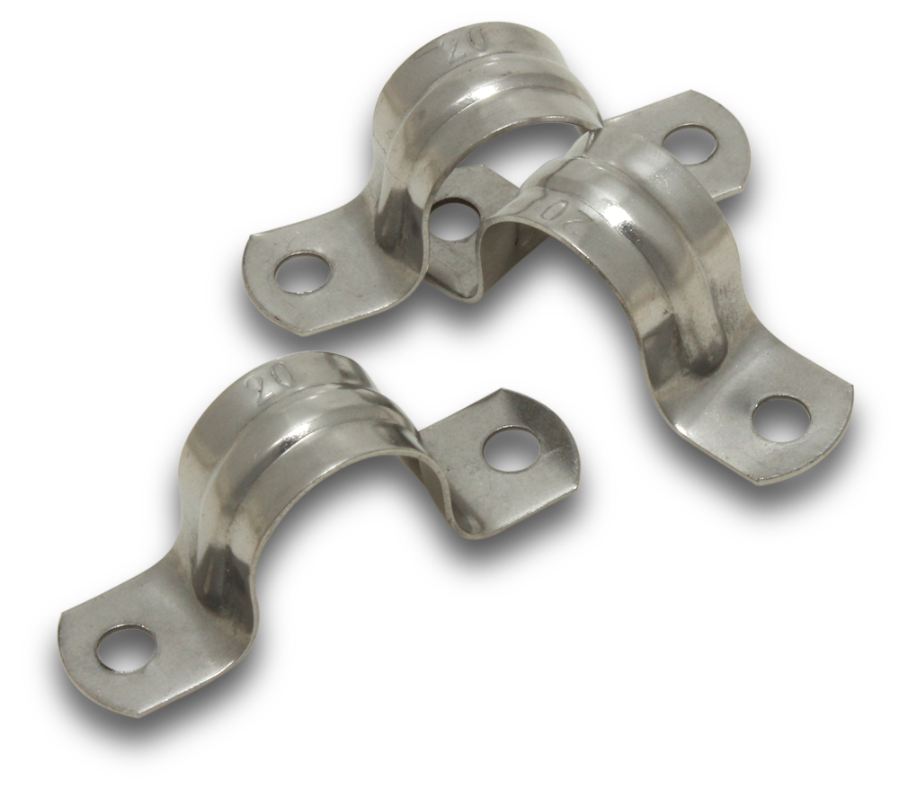 ELMARK 25mm Stainless Steel Full Saddles 20 Box