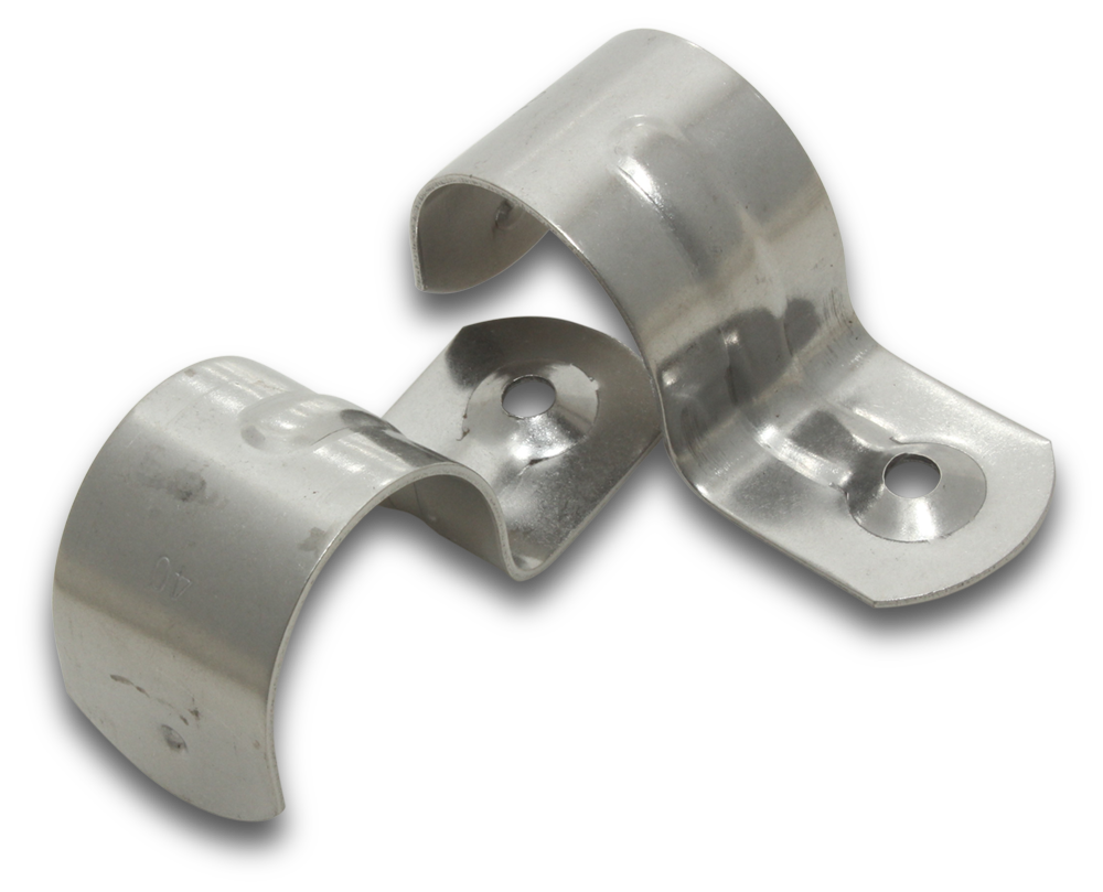 ELMARK 40mm Stainless Steel Half Saddles 20 Box