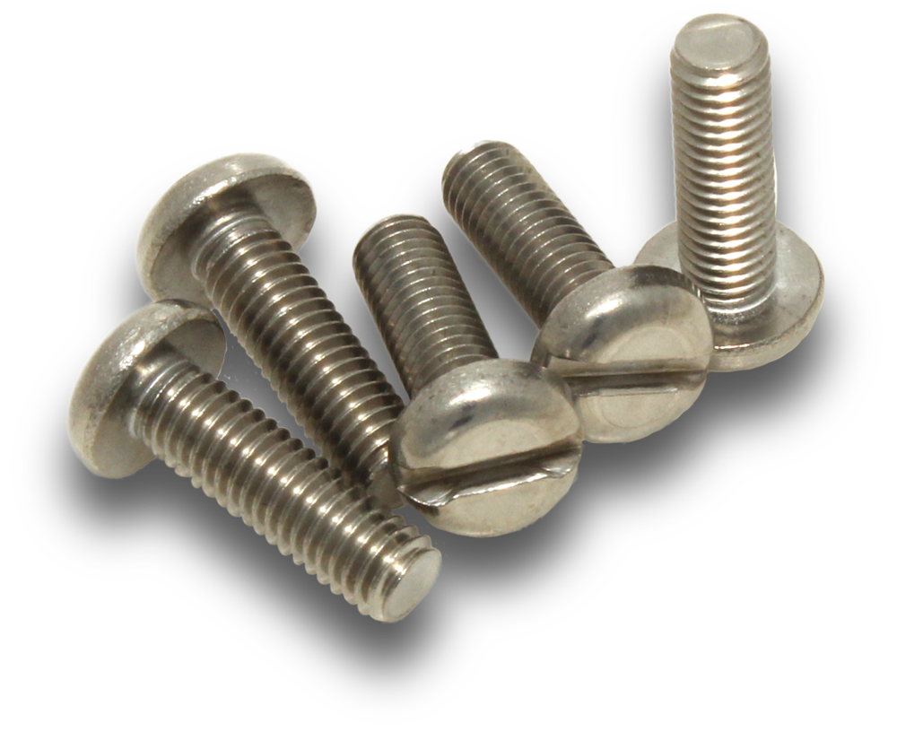 ELMARK Machine Screws Pan Stainless Metal 6x40mm 10 Jar