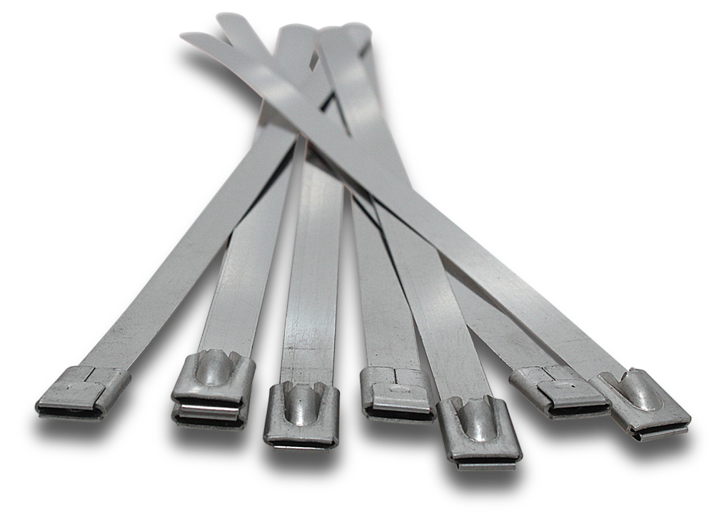 ELMARK Roller Ball Cable Tie 316 Stainless 360x7.9mm 50pk