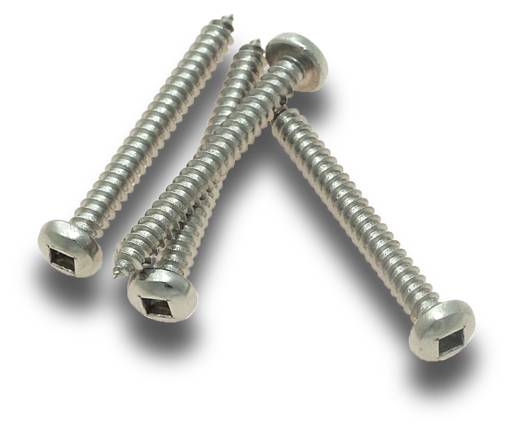 ELMARK Screw Self Tapping SS Pan SQ 8x1-1/2" 30 Jar