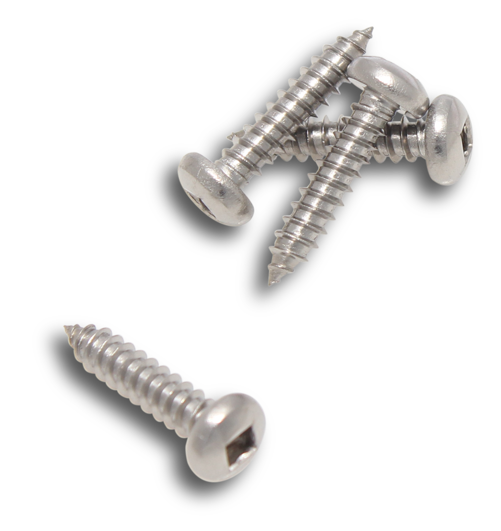 ELMARK Screw Self Tapping Stainless SteelPan SQ 8x3/4" 45Jar