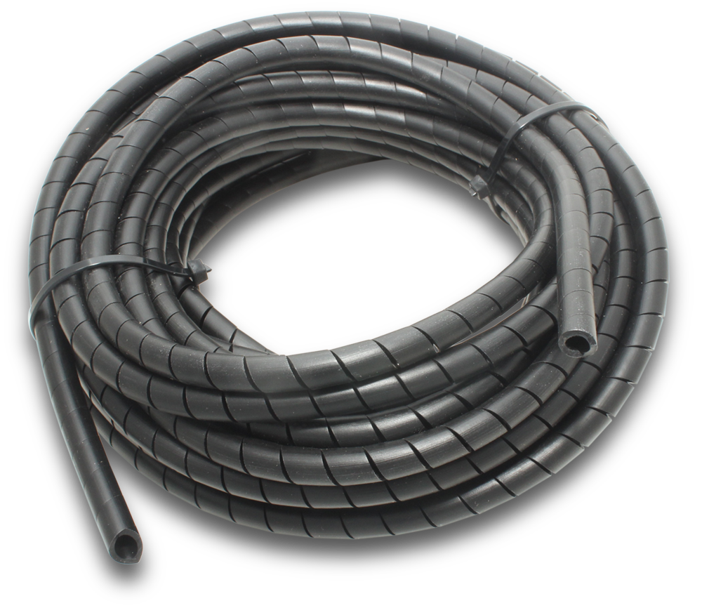 ELMARK Spiral Tie 10mm Black 10m Coil