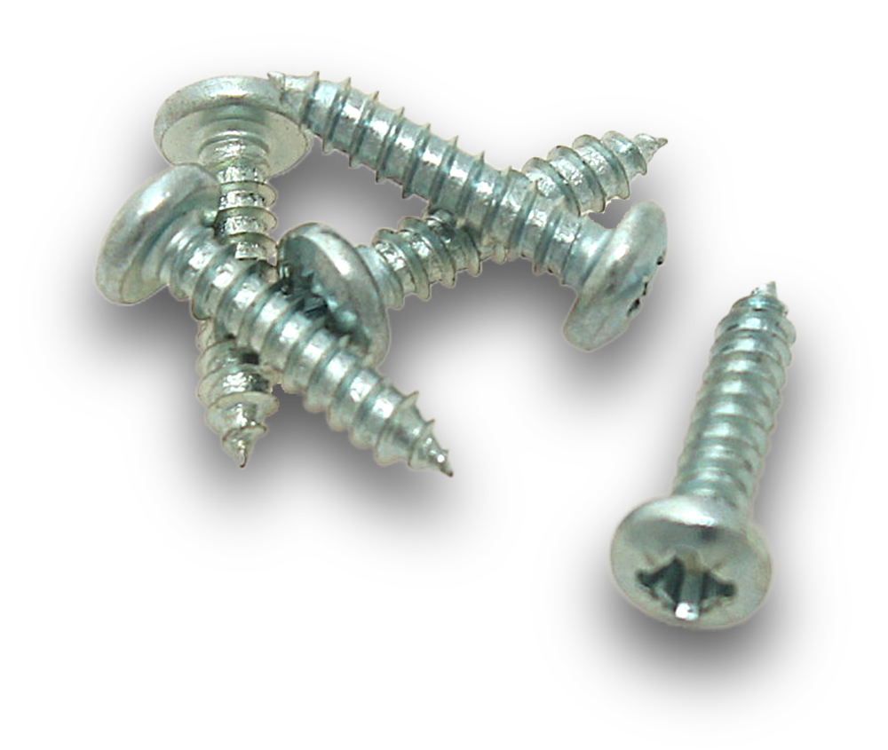 ELMARK Screw Self Tapping Zinc Pan Pozi Drive 6x1" 85 Jar