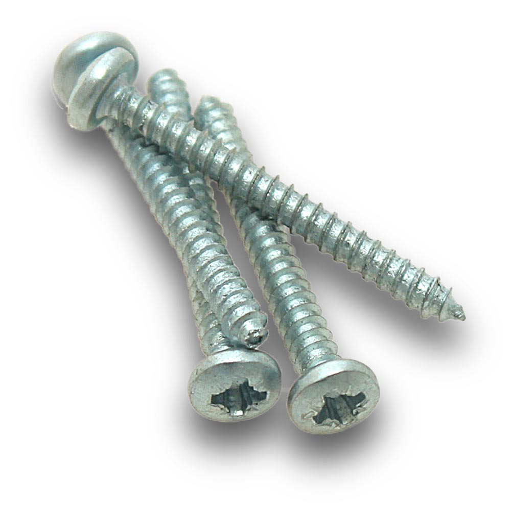 ELMARK Screw Self Tapping Zinc Pan Pozi Drive 6x1/2" 130 Jar
