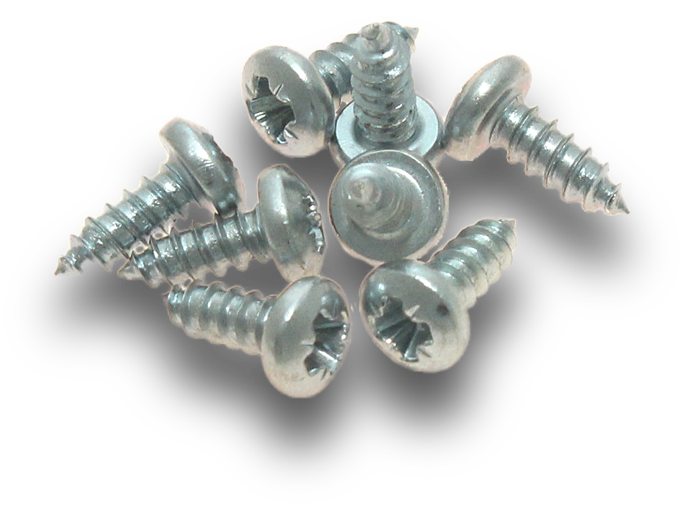 ELMARK Screw Self Tapping Zinc Pan Pozi Drive 6x3/8" 130 Jar