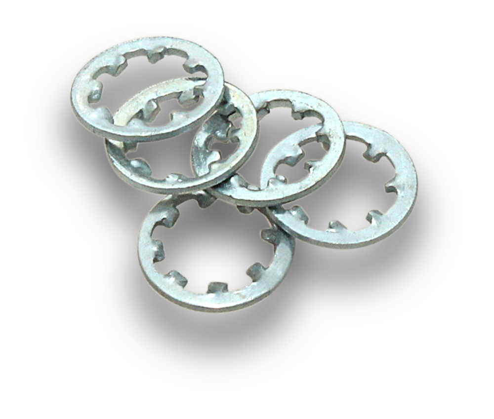 ELMARK Washers Zinc Star 6mm 125 Jar