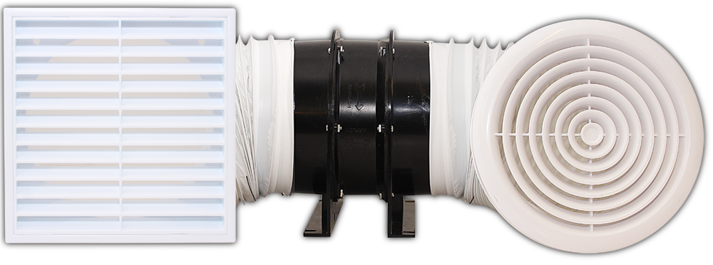 ELMARK 150mm In-Line Fan Pack 389m3