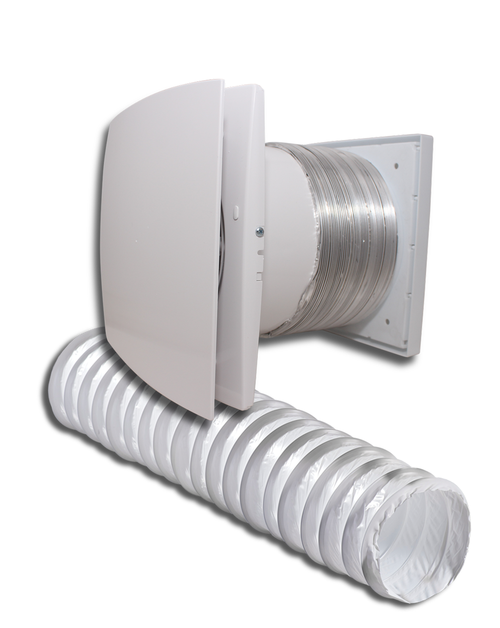 ELMARK 150mm LD White Wall / Ceiling Fan Kit 310m3hr