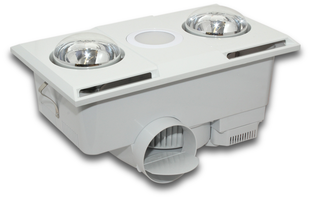 ELMARK Sirocco Heat/Fan/13W 4K LED  2 heat lamp 390m3hr