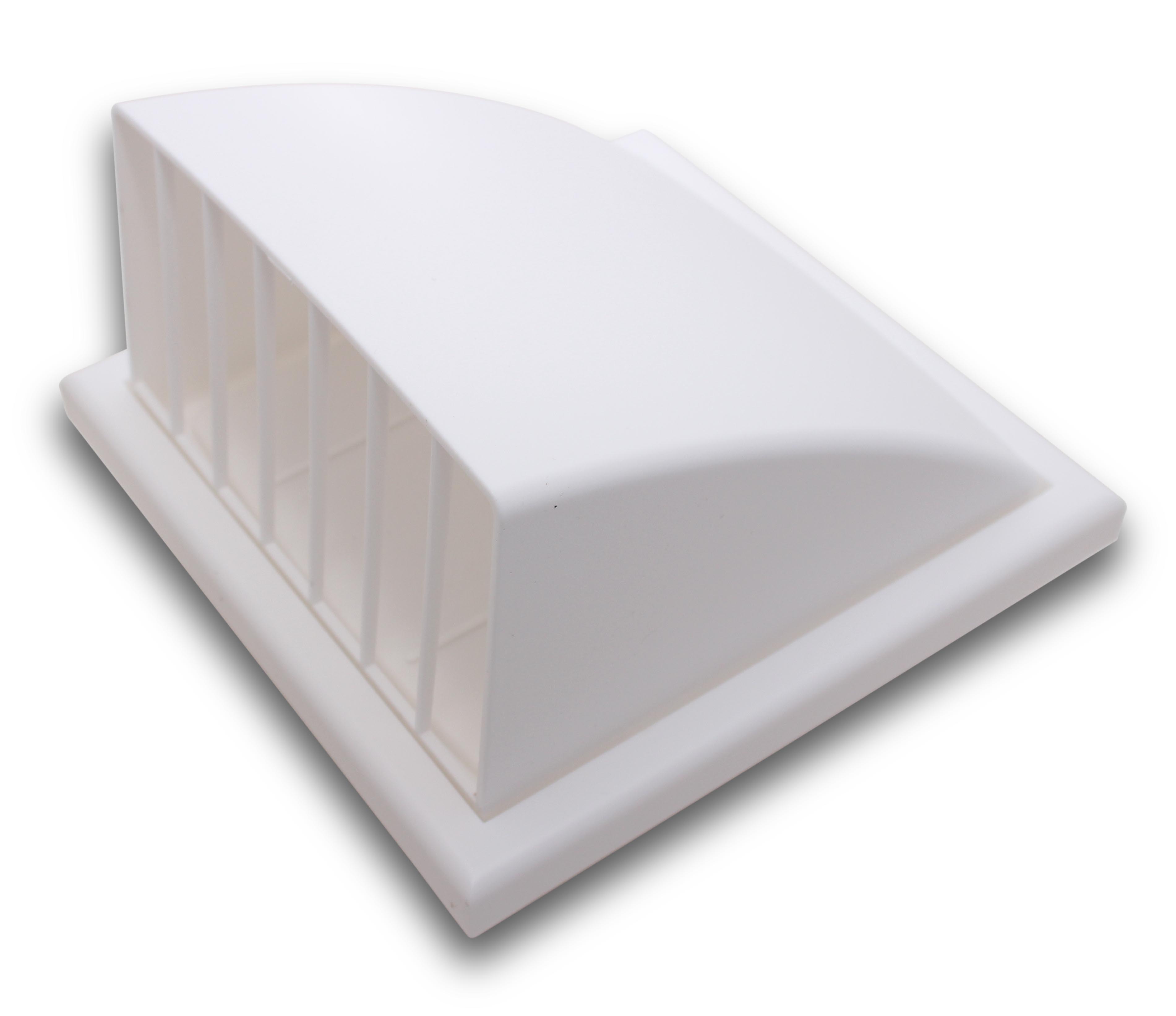 ELMARK 125mm Weather Cowl White