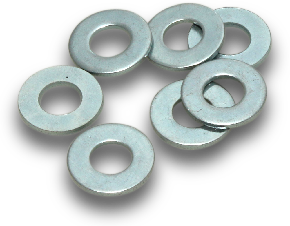 ELMARK Washers Zinc Flat 1/4" 140 Jar