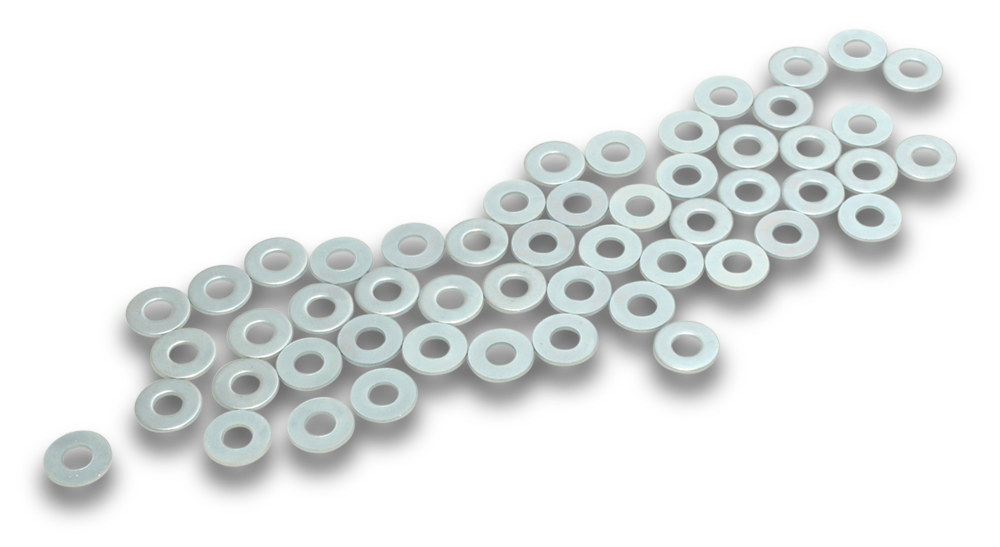 ELMARK Washers Zinc Flat 6mm 170 Jar