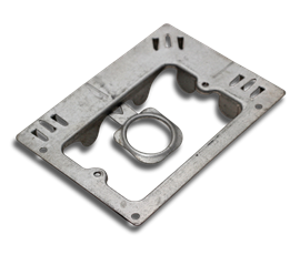 Metal Flush Plate Galvanised 20 Box