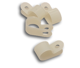 P Clip 16mm Natural 100 Bag