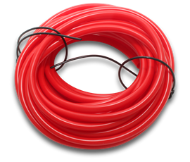 PVC Sleeving 10mm Red 10 Metre Coil