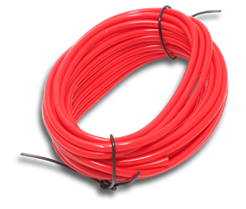 PVC Sleeving 4mm Red 10 Metre Coil