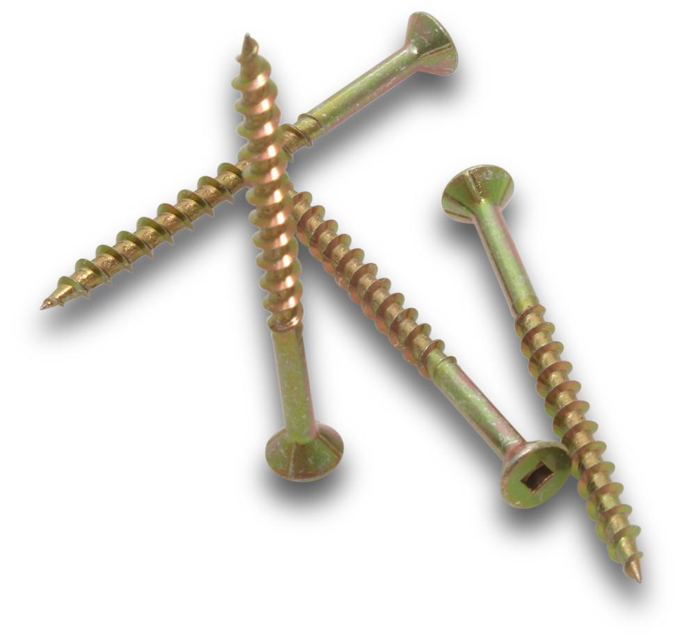 ELMARK Wood Screw SQ Drive Countersunk 10 x 2-1/2" 110 Jar