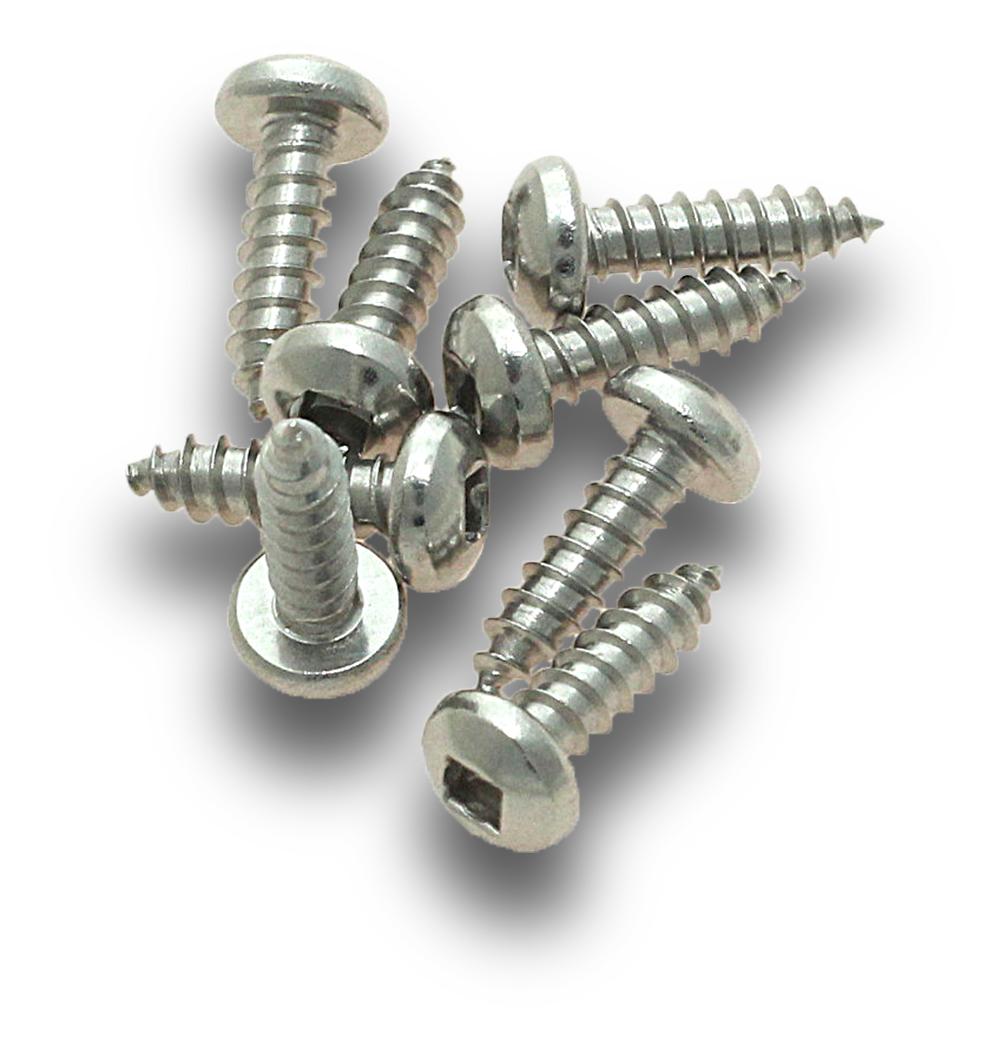 ELMARK Screw Self Tapping Stainless SteelPan SQ 6x1/2" 70Jar