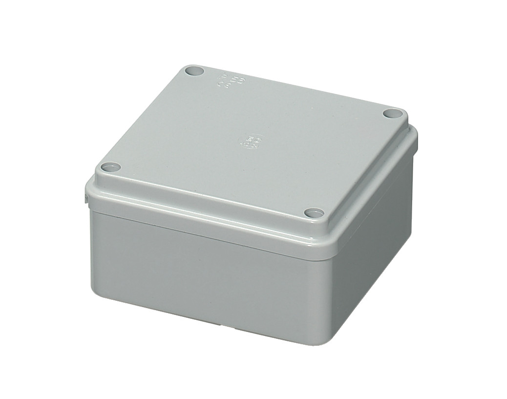 Smooth Sided Box-Plain Lid 100Wx100Hx50D IP56 Outdoor