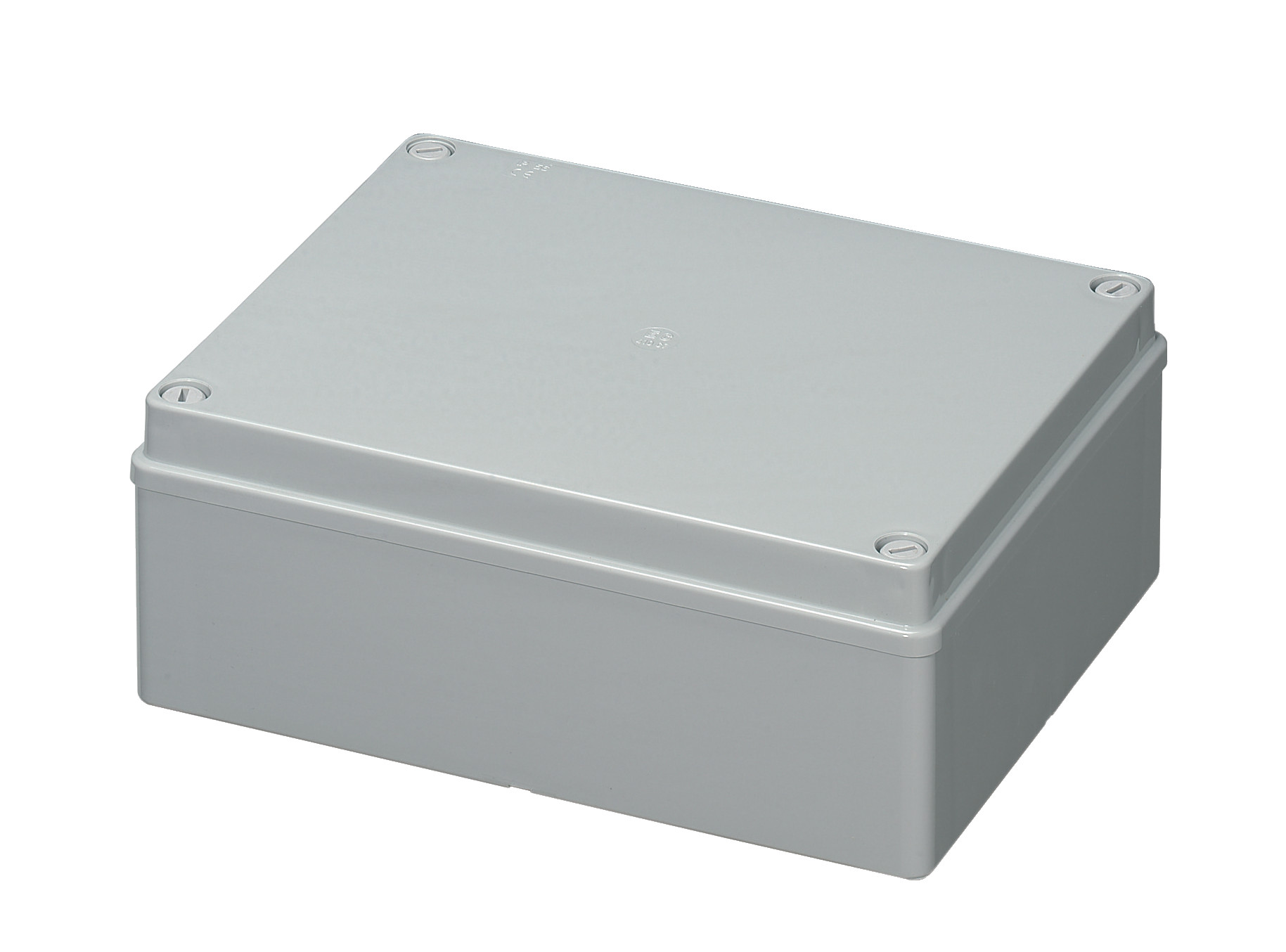 Self Exting.Smooth Sided Box-Plain Lid 240Wx190Hx90D IP56