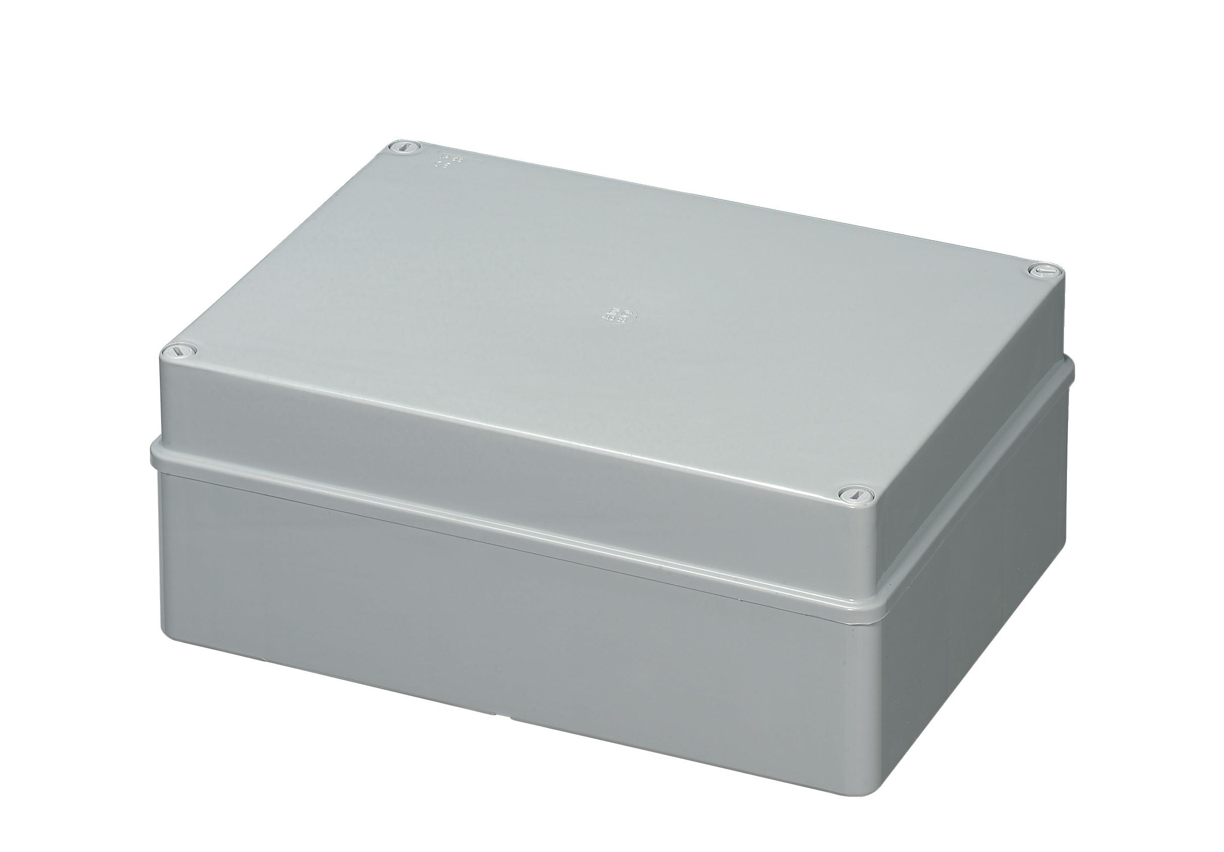 Smooth Sided Box-Plain Lid 300Wx220Hx120D IP56 Outdoor