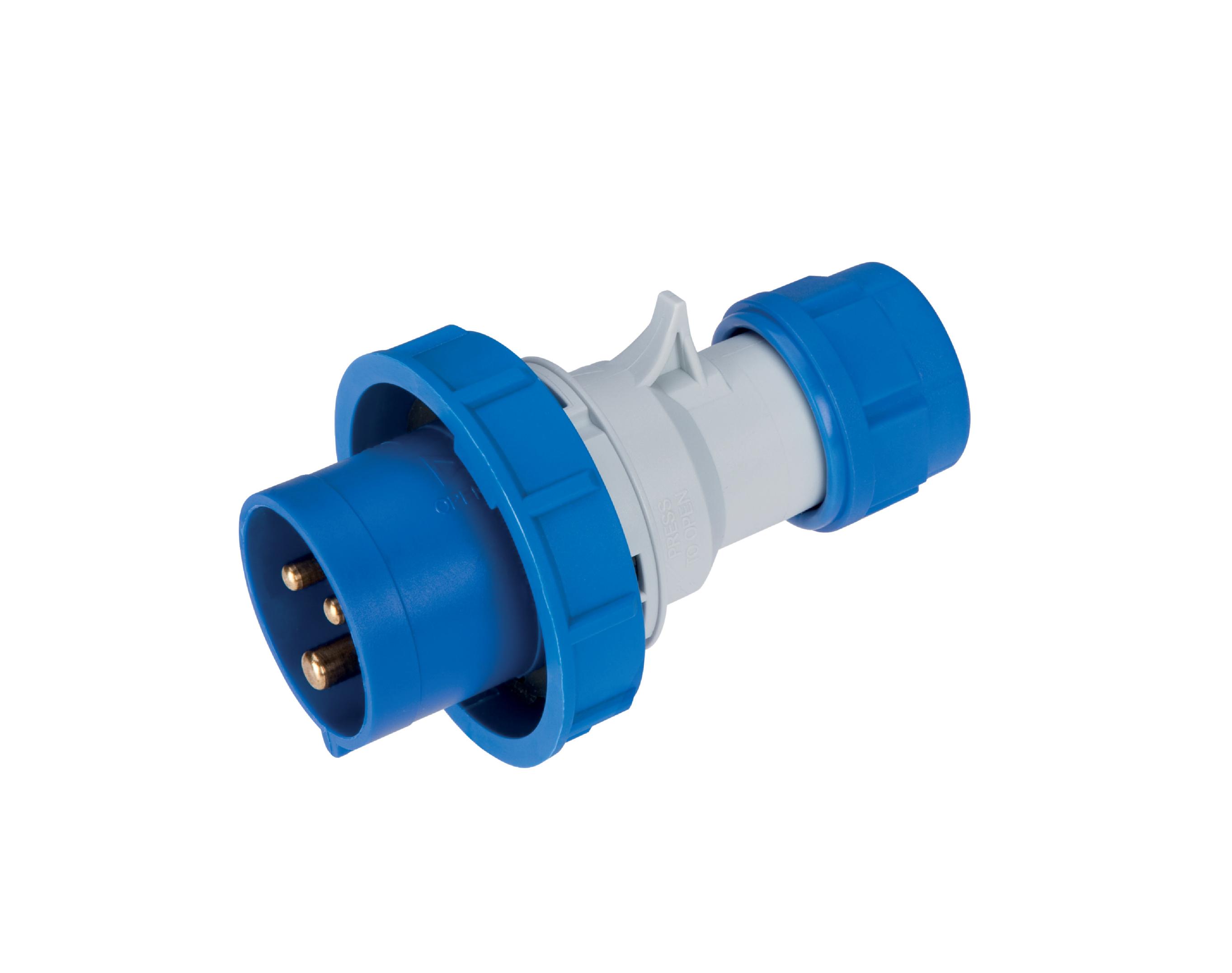 Straight Plug IP67 16A 2P+E