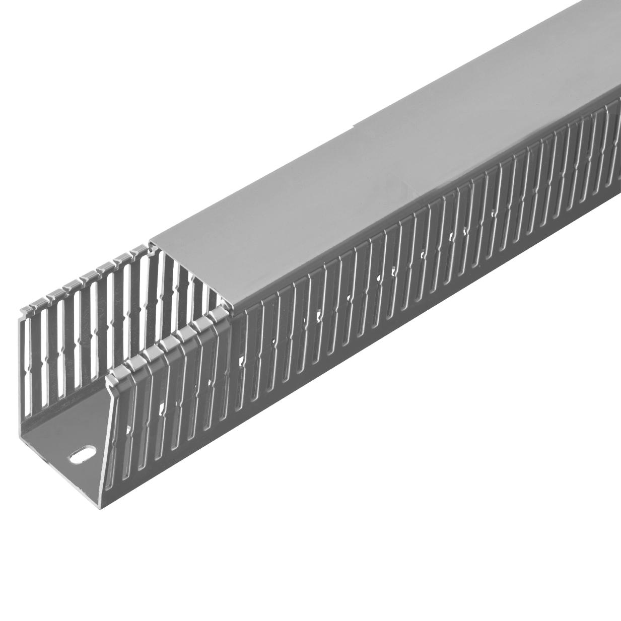Slotted Trunking w. Cover 4/6/4 Type 100mm x 100mm (WxH)