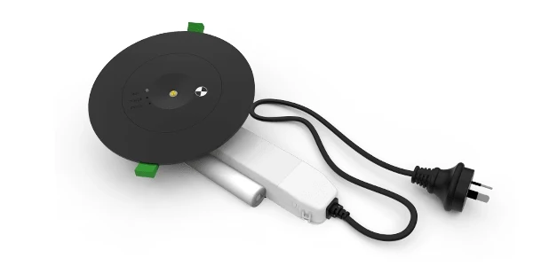 Lynk Ledfire Professional Emergency Luminaire, Black - W/wireless