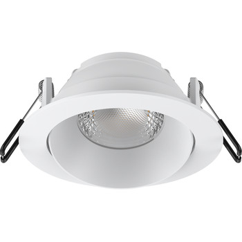 Ace Downlight 8w Tilt 3000/4000k CRI90 90 Deg 800-860lm Triac Dim White