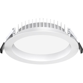 Baron Downlight 25w Commercial 3CCT CRI90 90 Deg 2500-3150lm IP54 Diecast Aluminium/PC