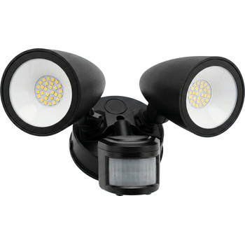 Sentinel Twin Spot + Sensor 20w 3CCT CRI80 IP65 Double Insulated Plastic White