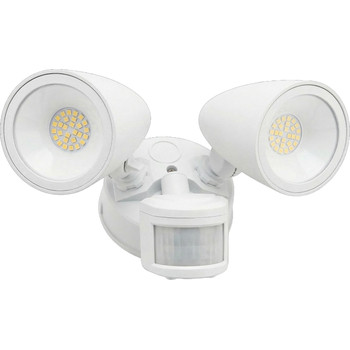 Sentinel Twin Spot + Sensor 20w 3CCT CRI80 IP65 Double Insulated Plastic Black