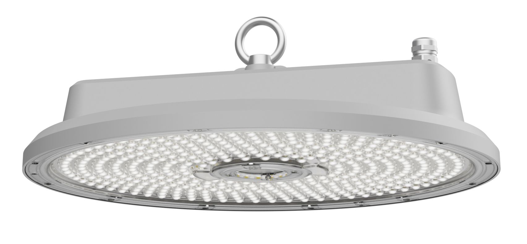 Atlas Highbay 100/150/200w 3CCT 190lm/w CRI80 UGR22 90 Deg IP69k Grey