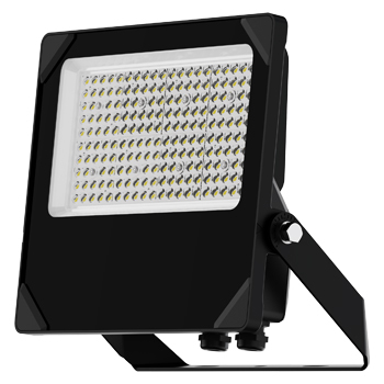 Strix LED Floodlight 60/80/100w 3CCT 3/4/5k 150lm/w Cri80 IP66 IK08 Black + Daylight Sensor